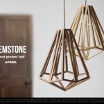 GEMSTONE Wood pendant light / APROZ