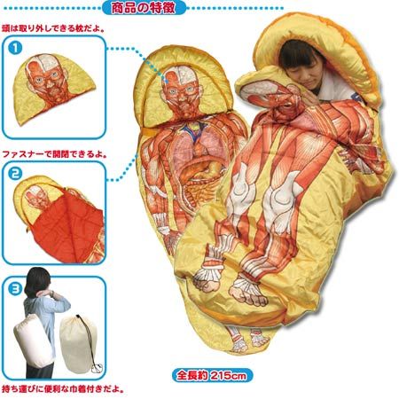 人体模型寝袋