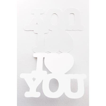 I LOVE YOU Message Card