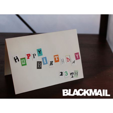 BLACKMAIL / [ メッセージカード ] ブラックメール suck UK /サックユーケー