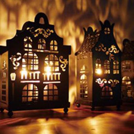 APARTMENT HOUSE SHADOW CANDLE HOLDER 