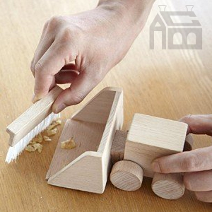 卓上掃除は工事現場。tidy Bulldozer ホーキ＆チリトリ