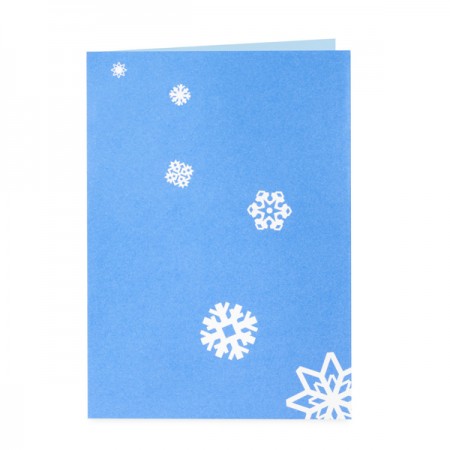 MOMA SWIRLING SNOWFLAKESポップアップカード