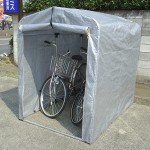 無骨な自転車収納。サイクルハウスＥＮ８　２台用