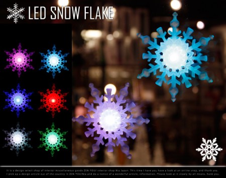 LED SNOW FLAKE / スノーフレーク