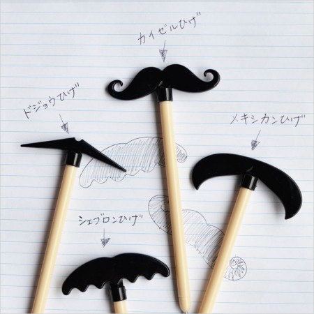 つけひげボールペン