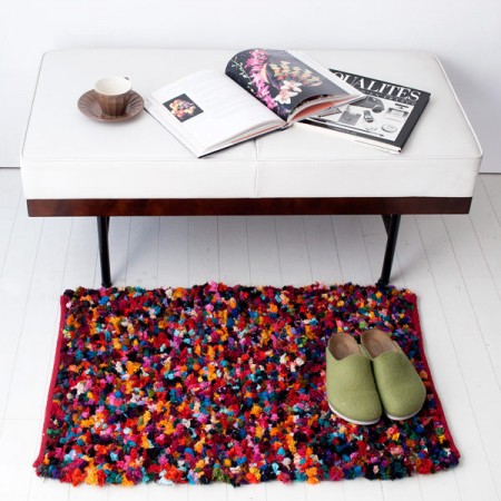 Fabric mie(ファブリックミー) COLORFUL POPCORN RUG MULTICOLOR