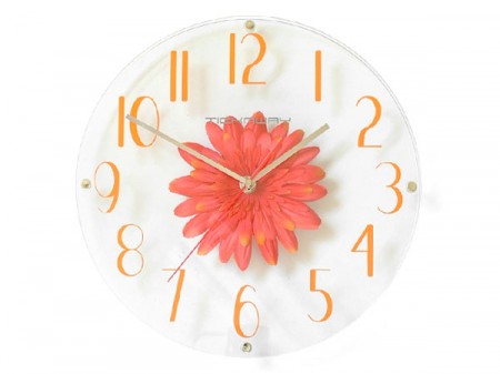 TICKAWAY アートフラワーウォールクロック