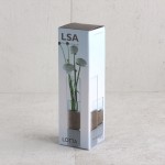 ガラスと木目の一輪挿し。LSA LOTTA VASE&ASH BASE