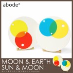 MOON & EARTH / SUN & MOON 掛け時計 abode