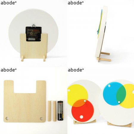 MOON & EARTH / SUN & MOON 掛け時計 abode