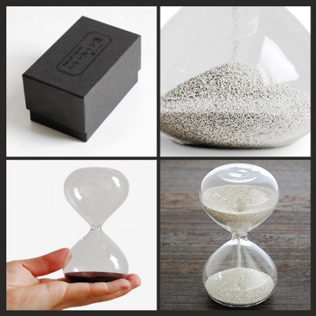 美しい砂の時計。スナ式トケイ 廣田硝子株式會社 