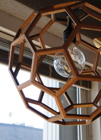 BEEHIVE Wood pendant light APROZ ハニカムライト