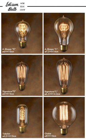 ザ・電球。Edison Bulb　エジソンバルブ