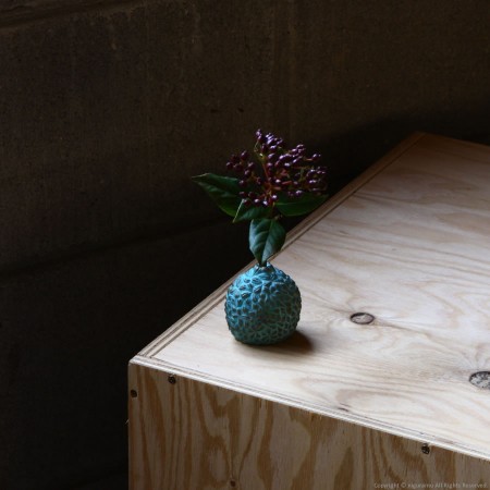 一輪挿し/フラワーベース。たね/緑