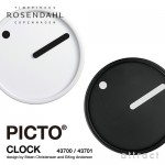 文字盤回転式壁掛け時計。ROSENDAHL PICTO CLOCK