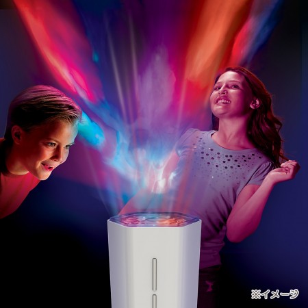 音楽にあわせて光がうにょうにょ。ライトショウDJ