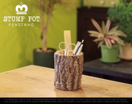 STUMP POT PENSTAND / magnet