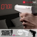 バキュンで時計。SECRET AGENT ALARM CLOCK