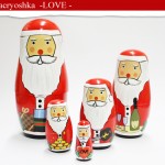 サンタのマトリョーシカ。X’MAS SANTACRYOSHKA LOVE