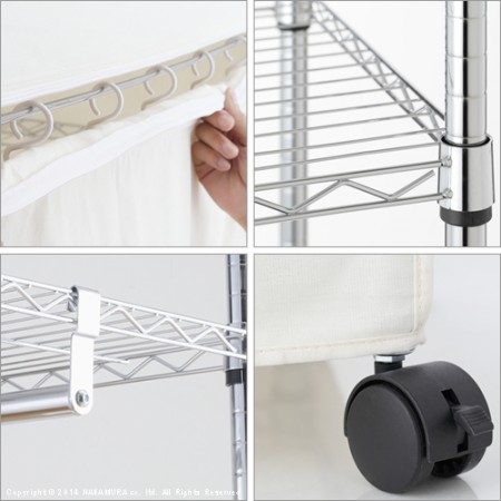 ほこりの入らないハンガー 幅150cm