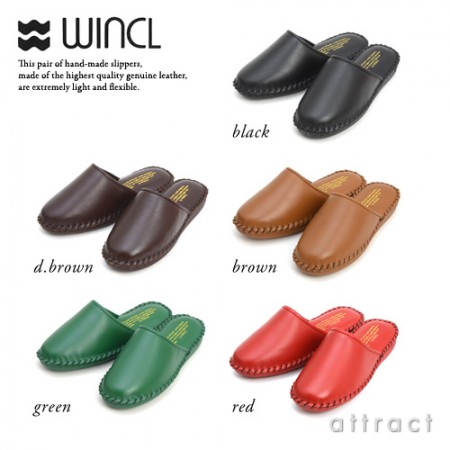 WINCL/ウィンクル  Leather Slippers レザースリッパ