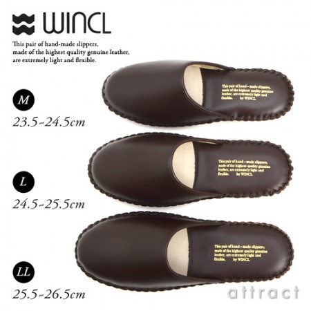 WINCL/ウィンクル  Leather Slippers レザースリッパ