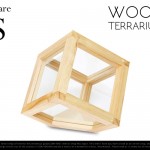 斜めの存在感。WOOD TERRARIUM [ Square ]