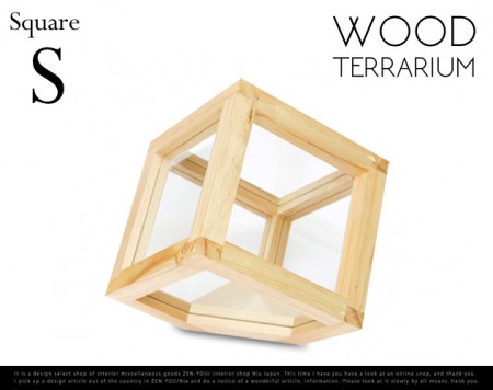 WOOD TERRARIUM [ Square ]