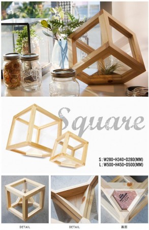 WOOD TERRARIUM [ Square ]