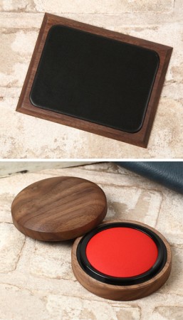 KATOMOKU(カトモク) 朱肉・捺印マットセット