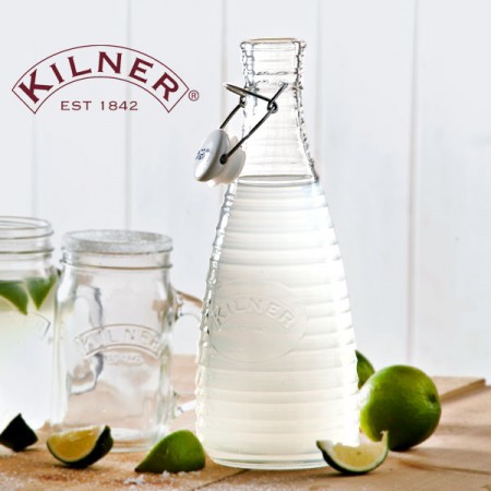 お洒落水ボトル。KILNER（キルナー） CORDIAL CLIP TOP