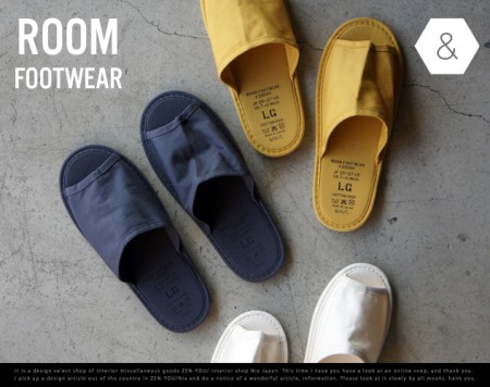 無骨なスリッパ。ROOM FOOTWEAR  &NUT