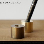 真鍮。BRASS PEN STAND/ブラス ペンスタンド  Picus