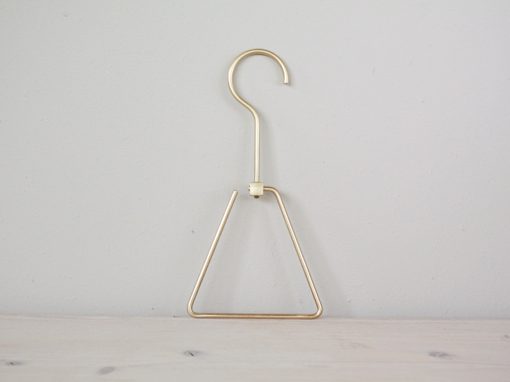 千葉工作所 Brass Hanger Triangle 真鍮トライアングルタオルハンガー 雑貨kukan