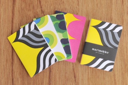 marimekko MINI ECO JOURNALS ミニノート4冊セット