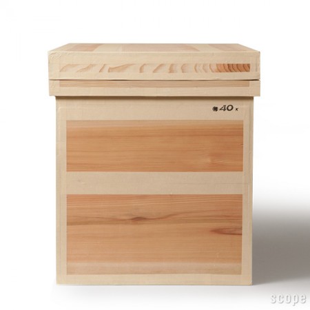 木製ボックス日本代表。東屋 茶箱 深型と平型