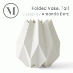 折り目の美学。MENU　Folded Vase