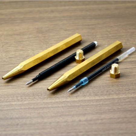 真鍮のペン　ブラスボールペン