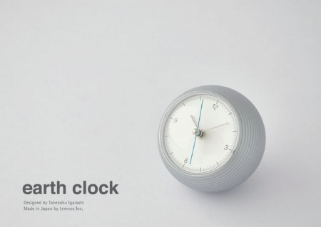 タカタレムノス 壁掛け時計 earth clock