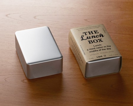 アルミのシンプル弁当箱。THE LUNCHBOX