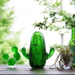 サボテンオブジェ。amabro Cactus Glass Ornament