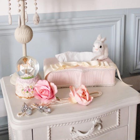 リボンティッシュボックス