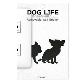 チワワステッカー。DOG LIFE ウォールストーリー