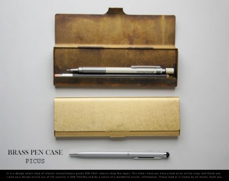 BRASS PEN CASE / ブラス ペンケース  Picus