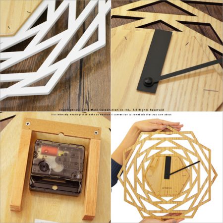 切り出し掛け時計。Lofoten ロフォーテン 