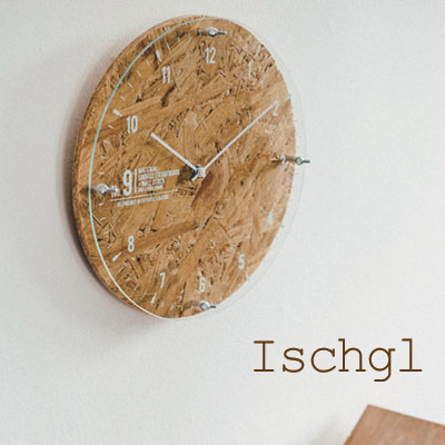 合板壁掛け時計 Ischgl（イシュグル）
