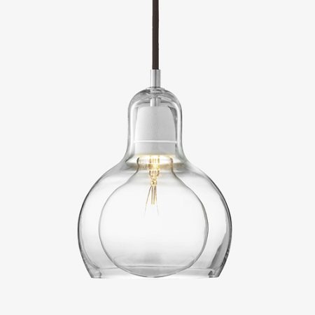 吹きガラス照明。&tradition「 MEGABULB PENDANT SR2