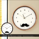 ひげ振り子時計。MUSTACHE PENDULUM WALL CLOCK