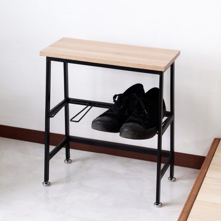 ブーツがひしゃげない。シューズラック ベンチ porta